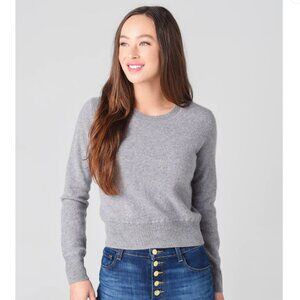 Naadam Cashmere Cropped Crew Sweater